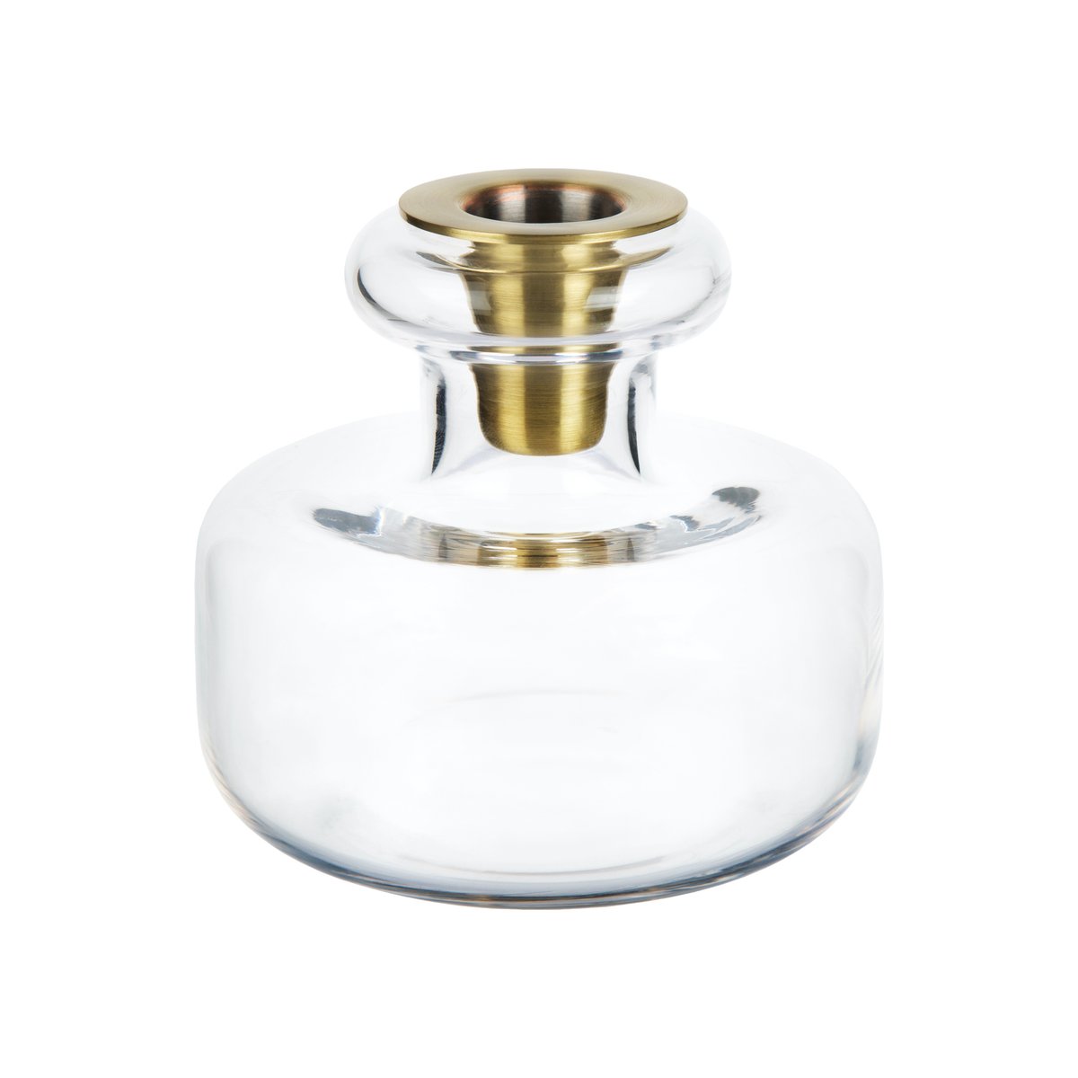 Marimekko Puteli candle holder o10,5 cm clear | Scandinavian Design | Candle holders | Transparent