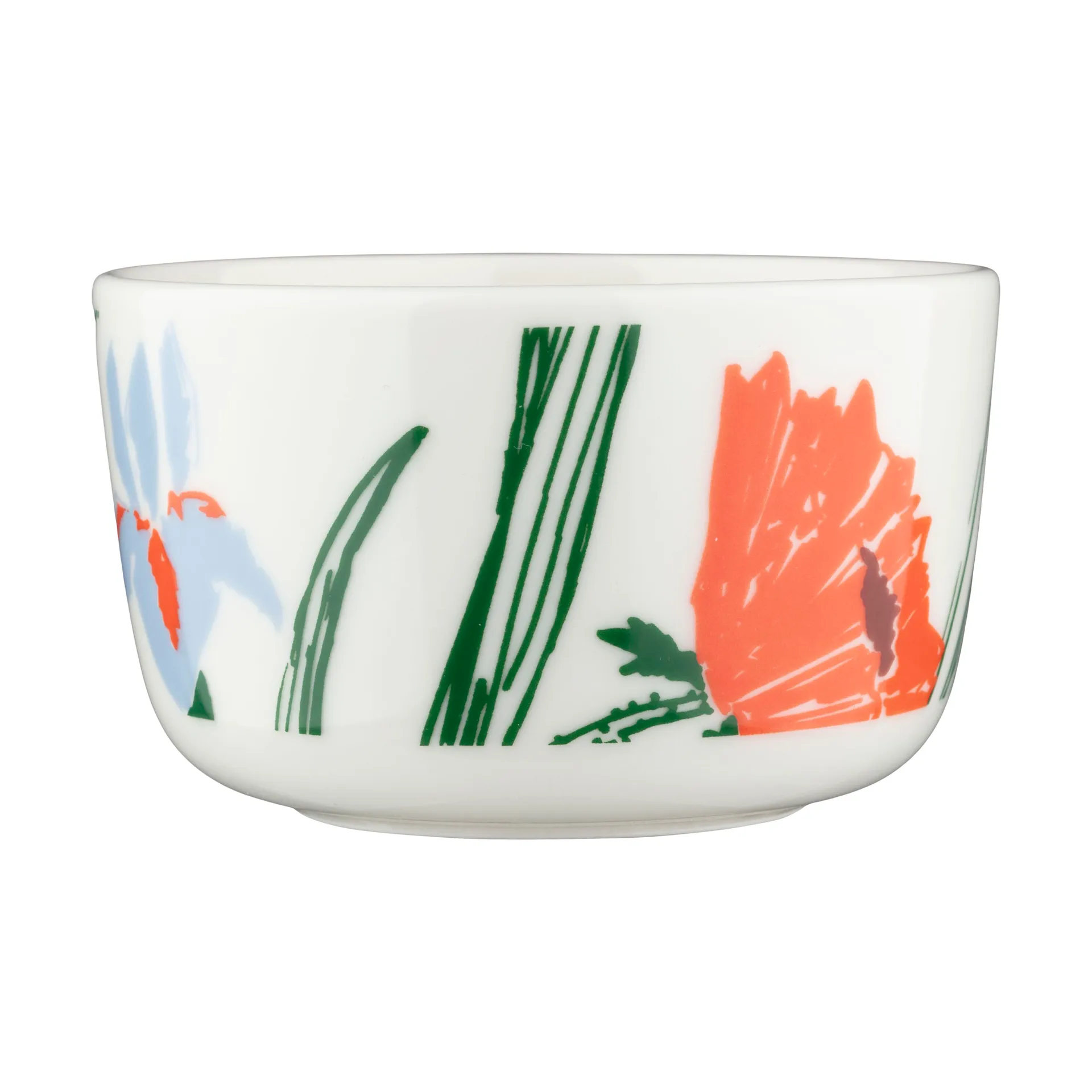 Puutarhakutsut bowl 2.5 dl, White-green-orange Marimekko