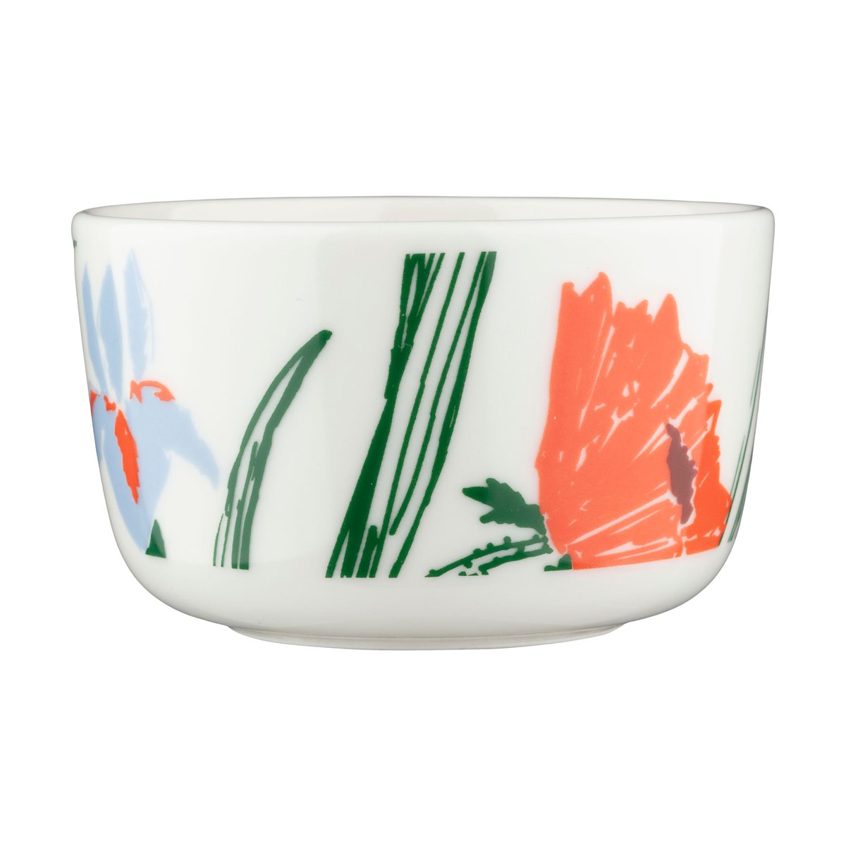 Marimekko Puutarhakutsut bowl 2.5 dl White-green-orange