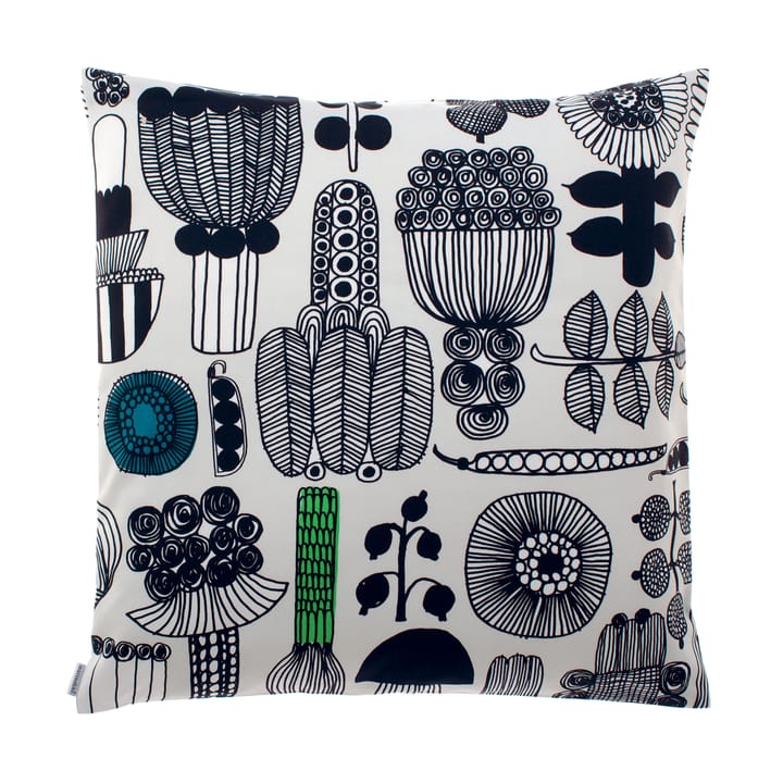 Puutarhurin parhaat cushion cover 50x50 cm - Grey-black-green - Marimekko