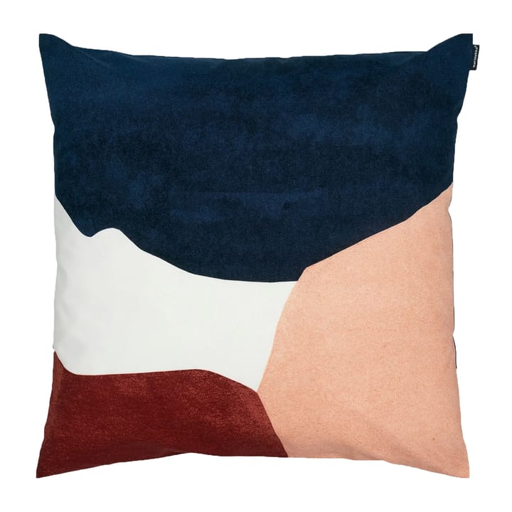 Pyykkipäivä cushion cover 50x50 cm - White-blue-brown - Marimekko