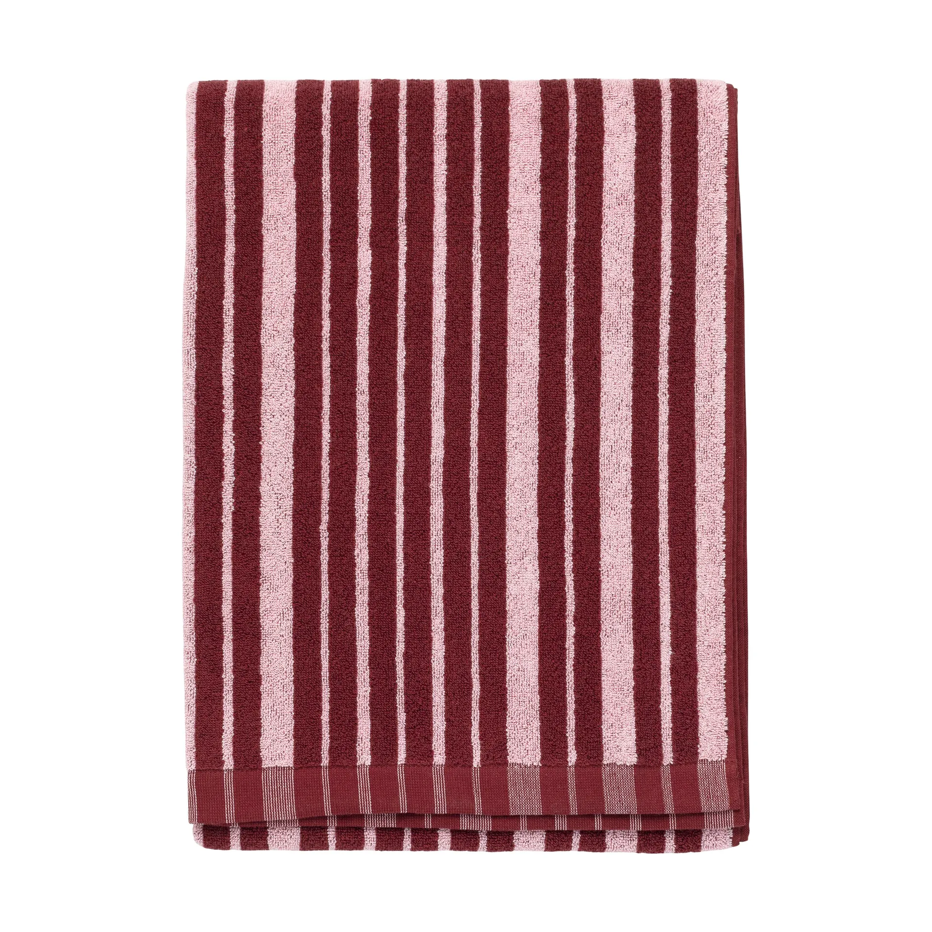 Raide bath towel 70x150 cm, Burgundy-pink Marimekko