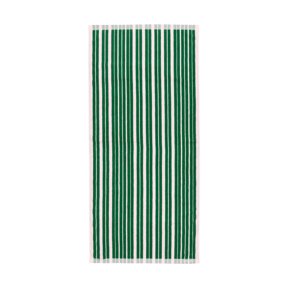 Marimekko Raide bath towel 70x150 cm Green-light pink