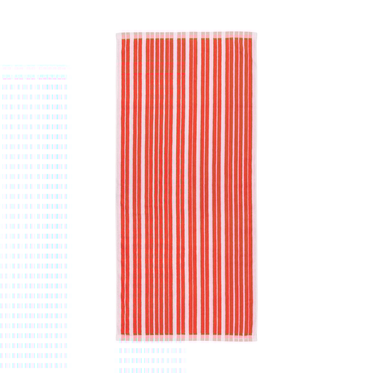 Marimekko Raide bath towel 70x150 cm Red-light pink