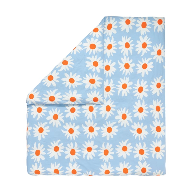 Marimekko Rakastaa ei rakasta duvet cover 240x220 cm Orange-Off-white-light blue