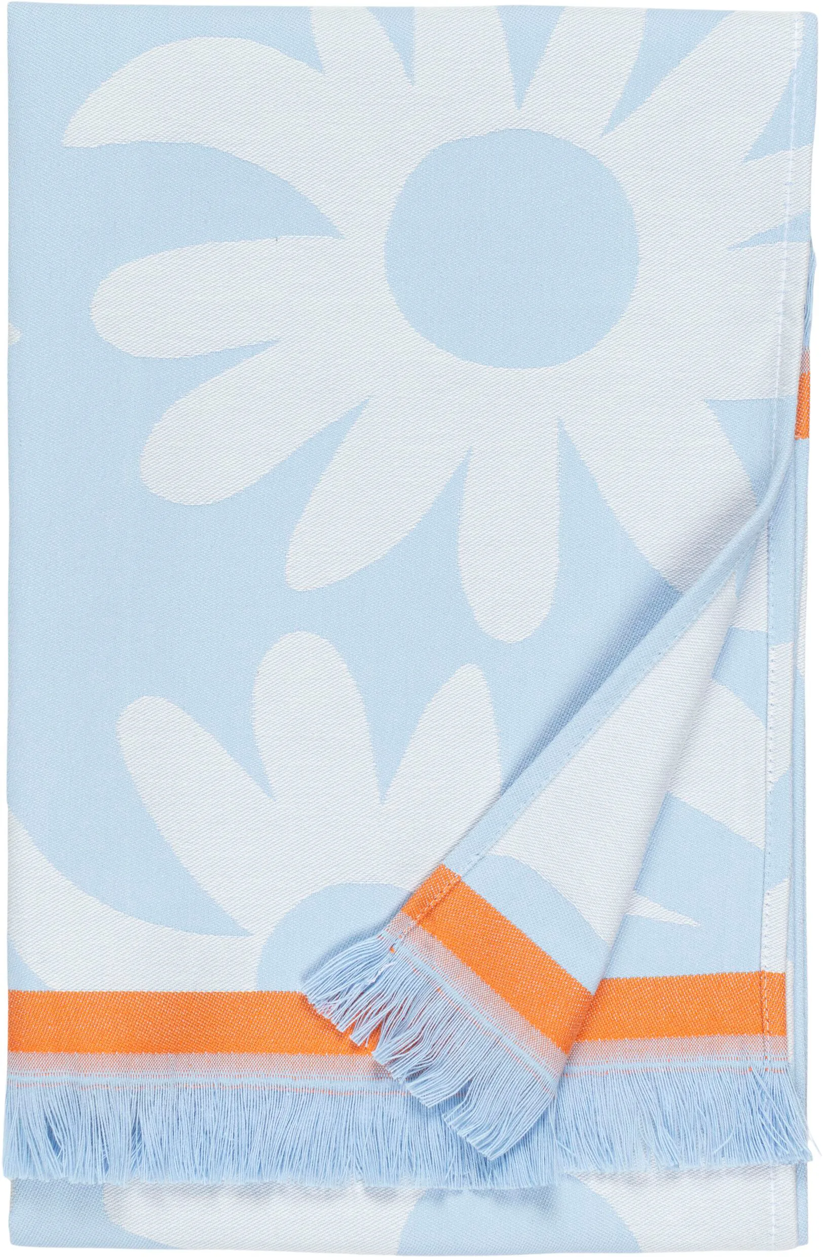 Rakastaa ei rakasta hamam towel 45x92 cm, Orange-Off-white-light blue Marimekko