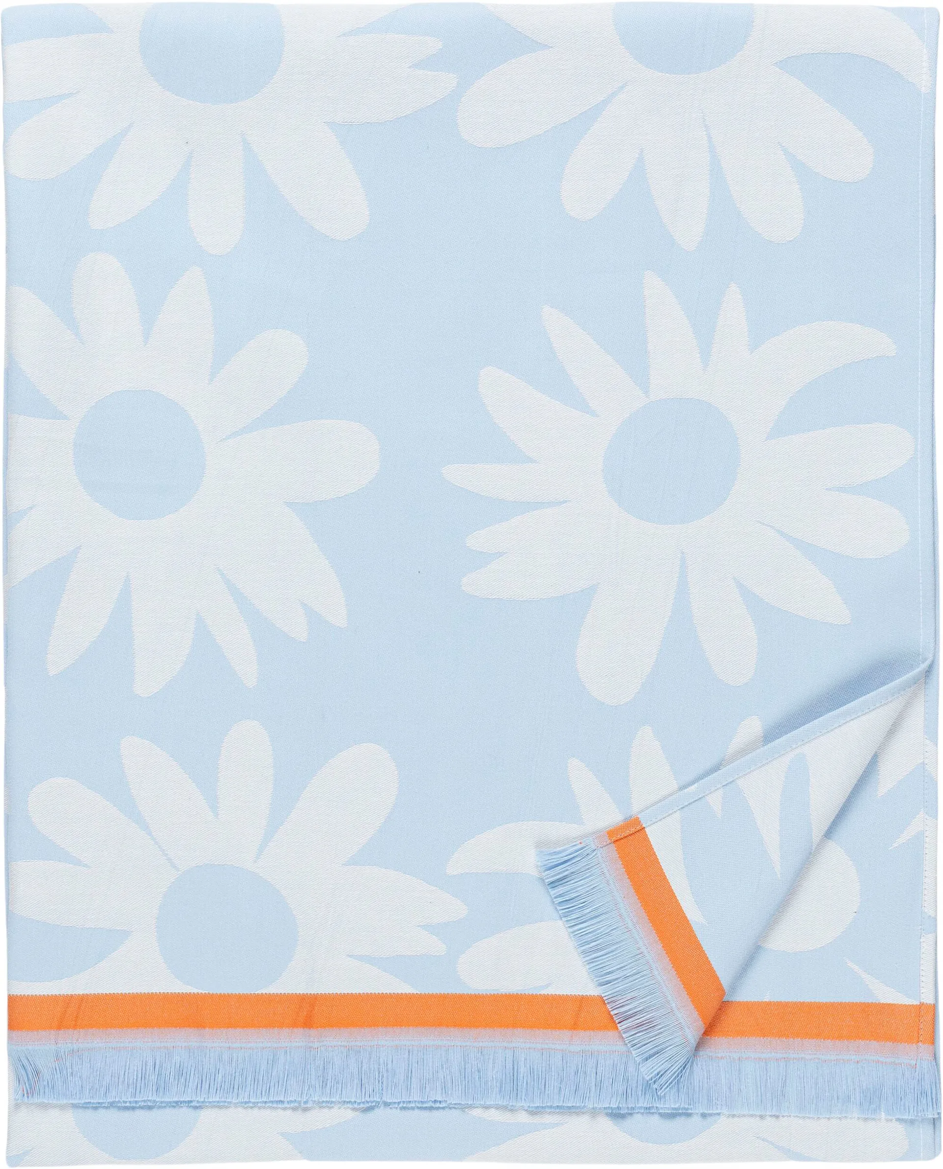 Rakastaa ei rakasta hammam bath towel 91x165 cm, Orange-Off-white-light blue Marimekko