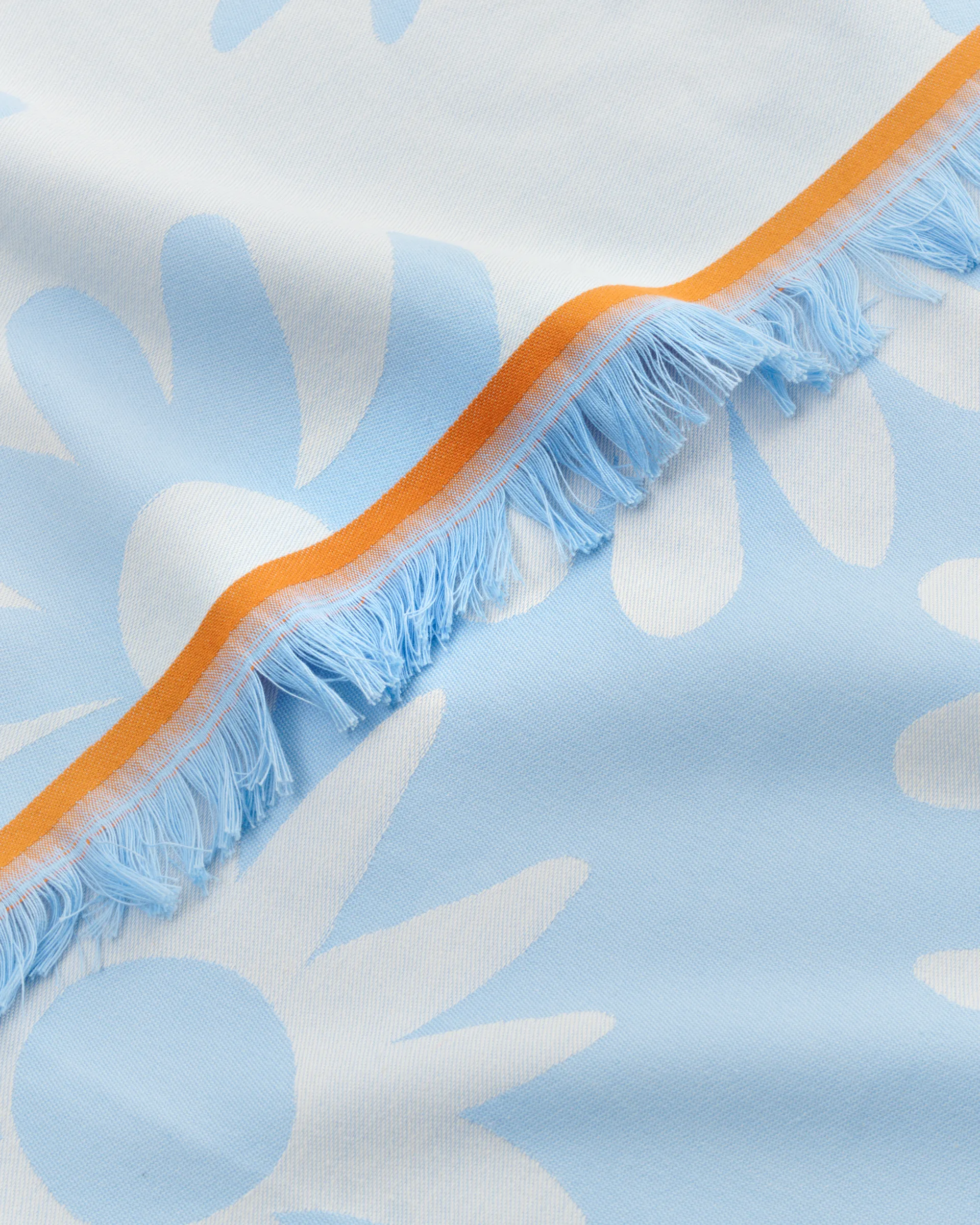 Rakastaa ei rakasta hammam bath towel 91x165 cm, Orange-Off-white-light blue Marimekko
