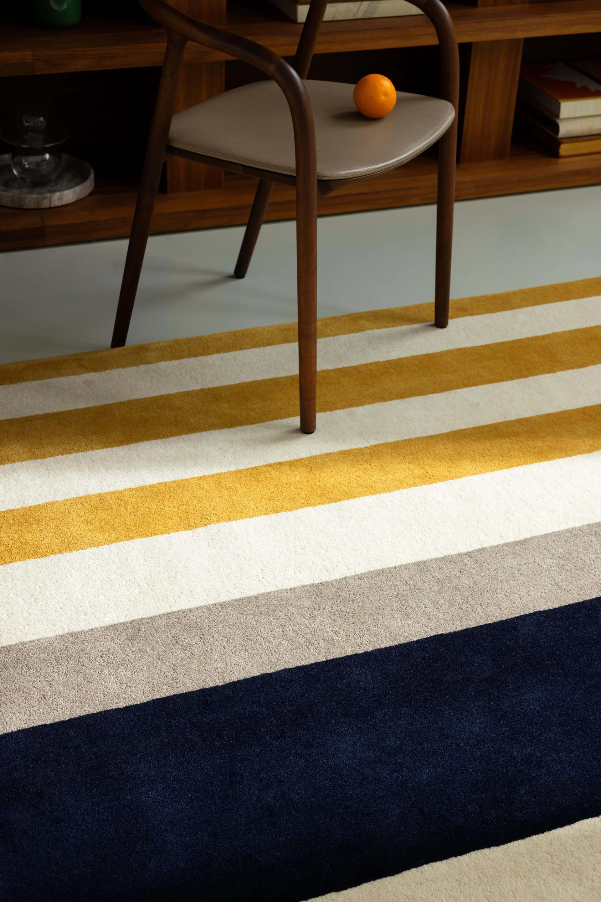 Ralli wool rug, Yellow, 250x350 cm Marimekko