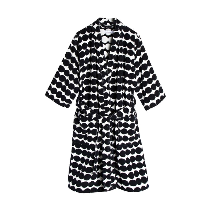 Räsymatto bathrobe - Black-white, L - Marimekko