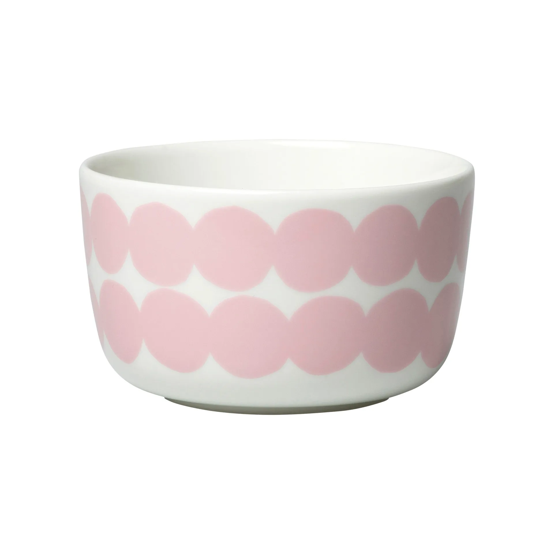 Räsymatto bowl 2.5 dl, pink-white Marimekko