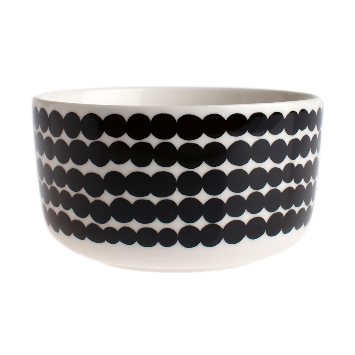 Marimekko Räsymatto bowl 5 dl black | Scandinavian Design | Serving bowls | Black