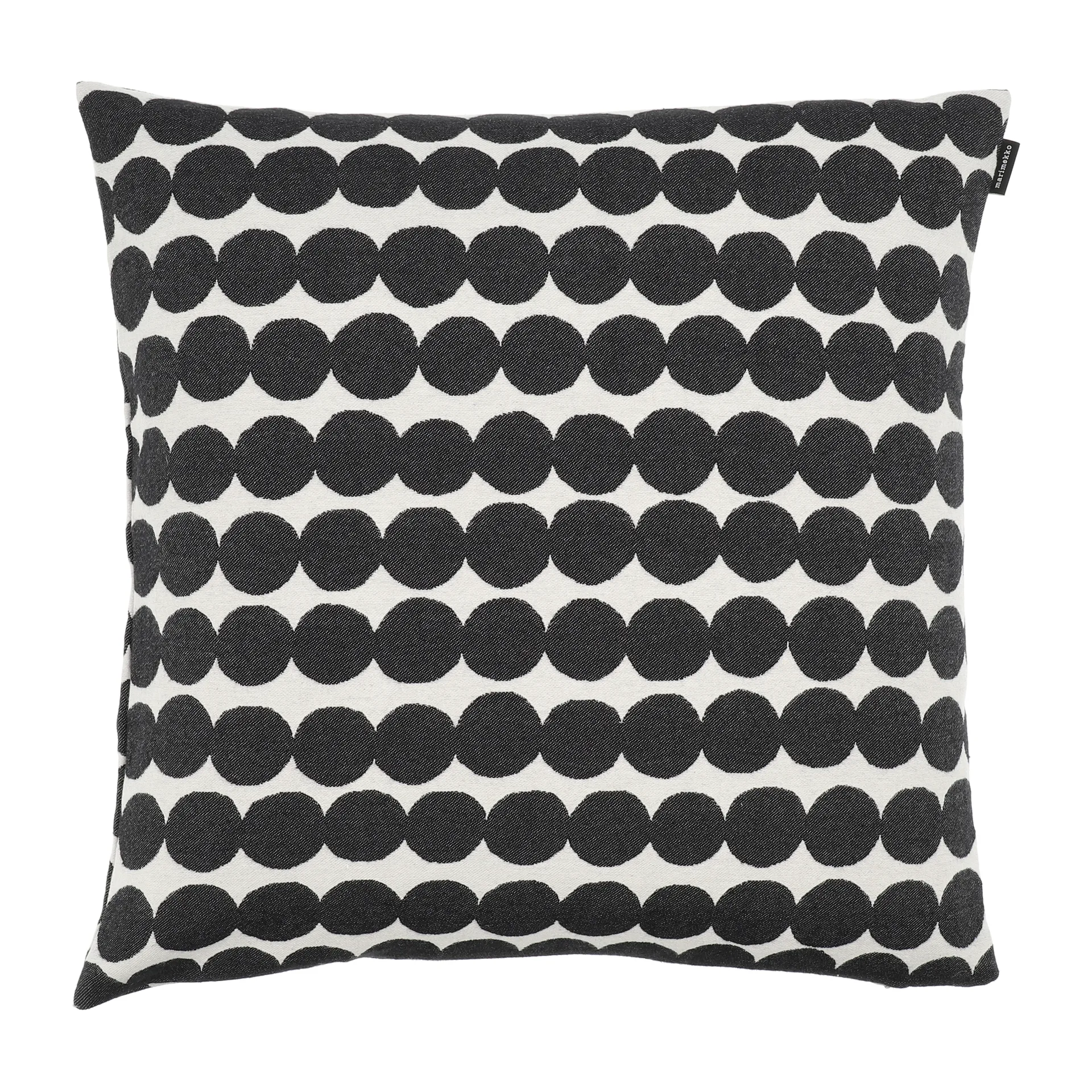 Räsymatto cushion cover 50x50 cm, White-black Marimekko