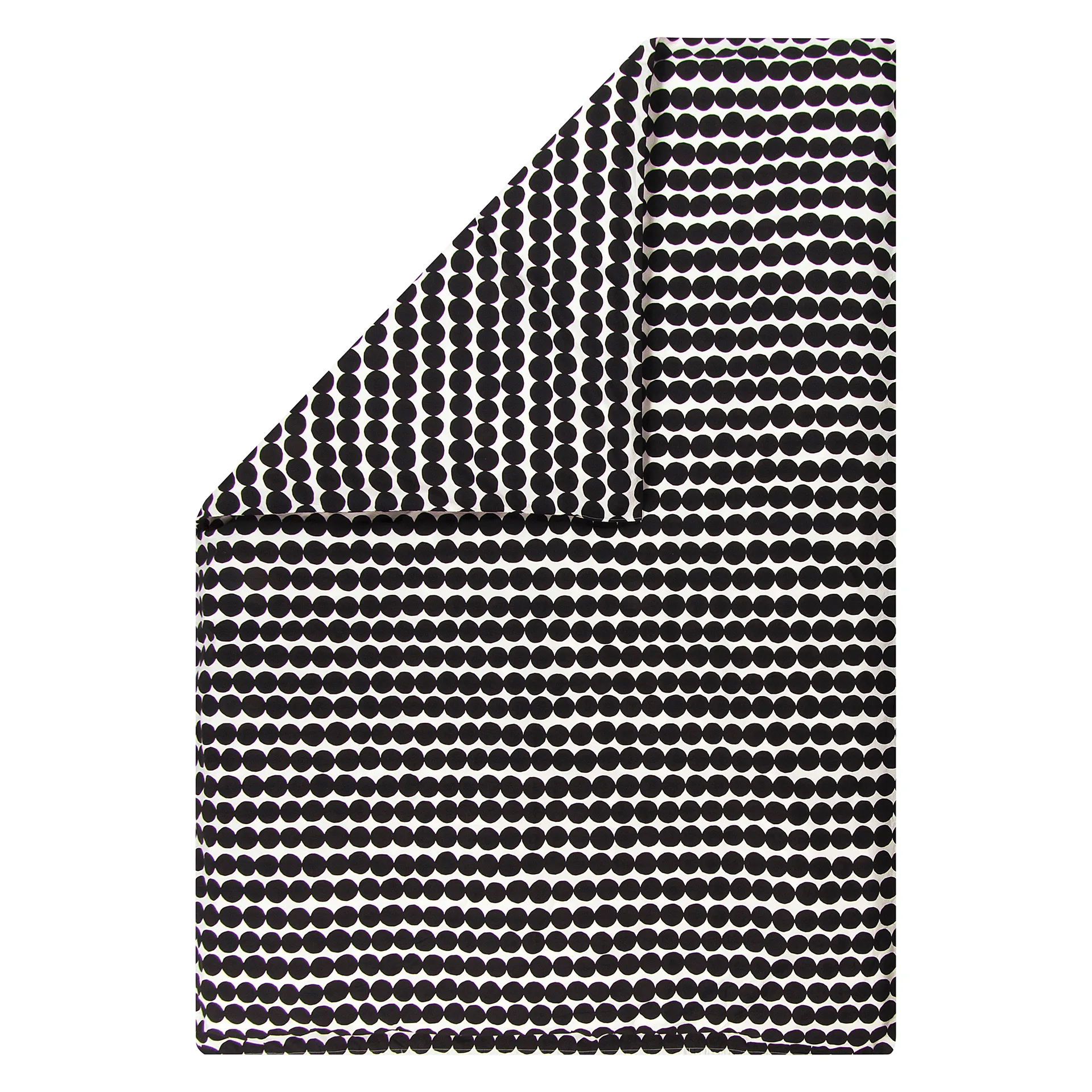 Räsymatto duvet cover 210x150 cm, Black-white Marimekko