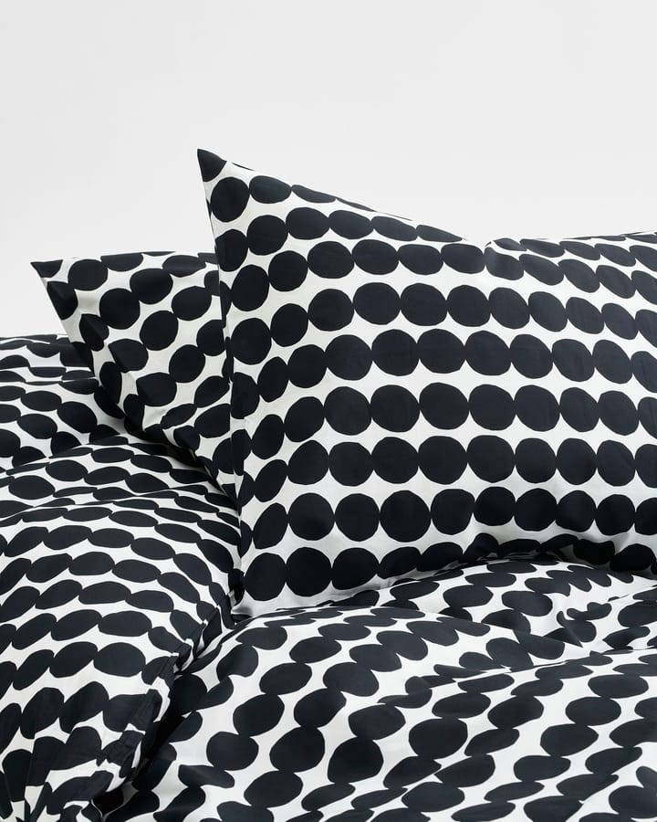 Räsymatto duvet cover 210x150 cm, Black-white Marimekko