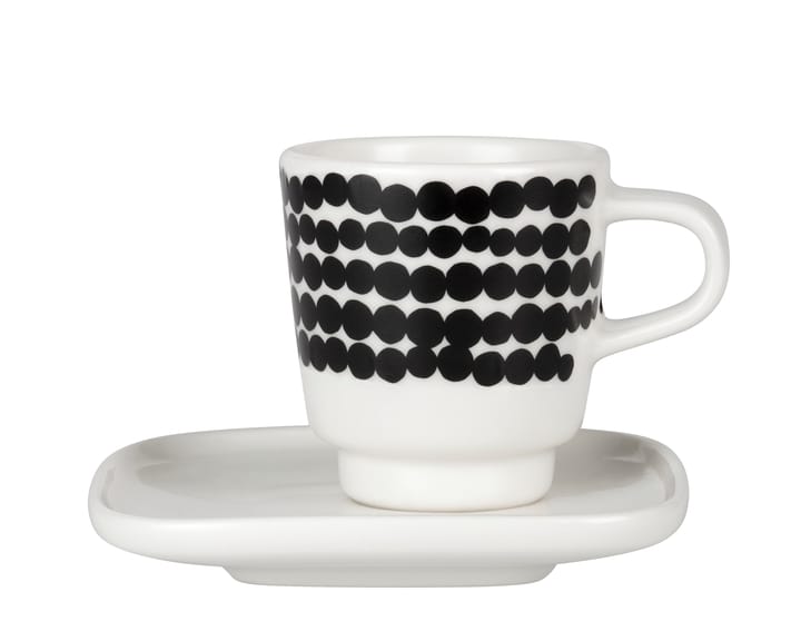 Räsymatto espresso cup - black-white - Marimekko