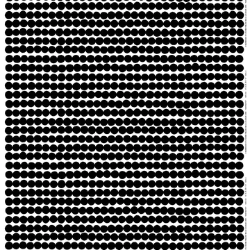 Räsymatto fabric - black-white - Marimekko