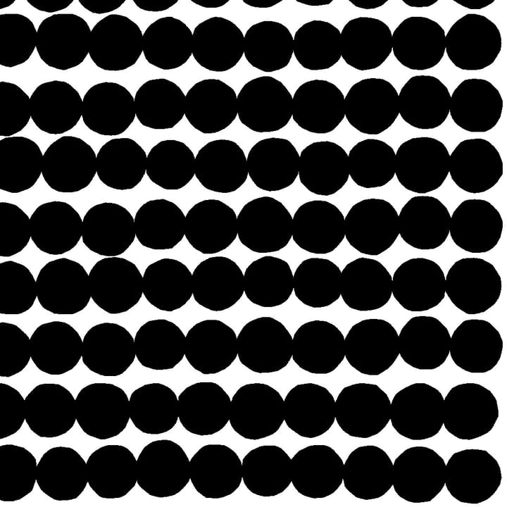 Räsymatto fabric - black-white - Marimekko