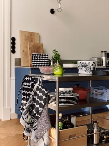 Räsymatto kitchen textiles set - White-black - Marimekko