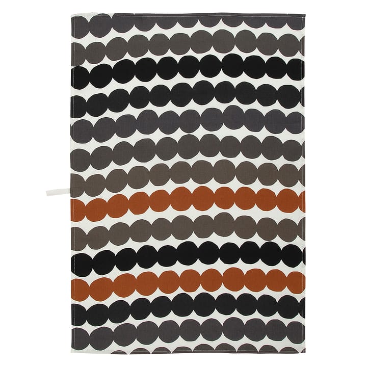 Räsymatto kitchen towel 47x70 cm - white-grey-chestnut - Marimekko