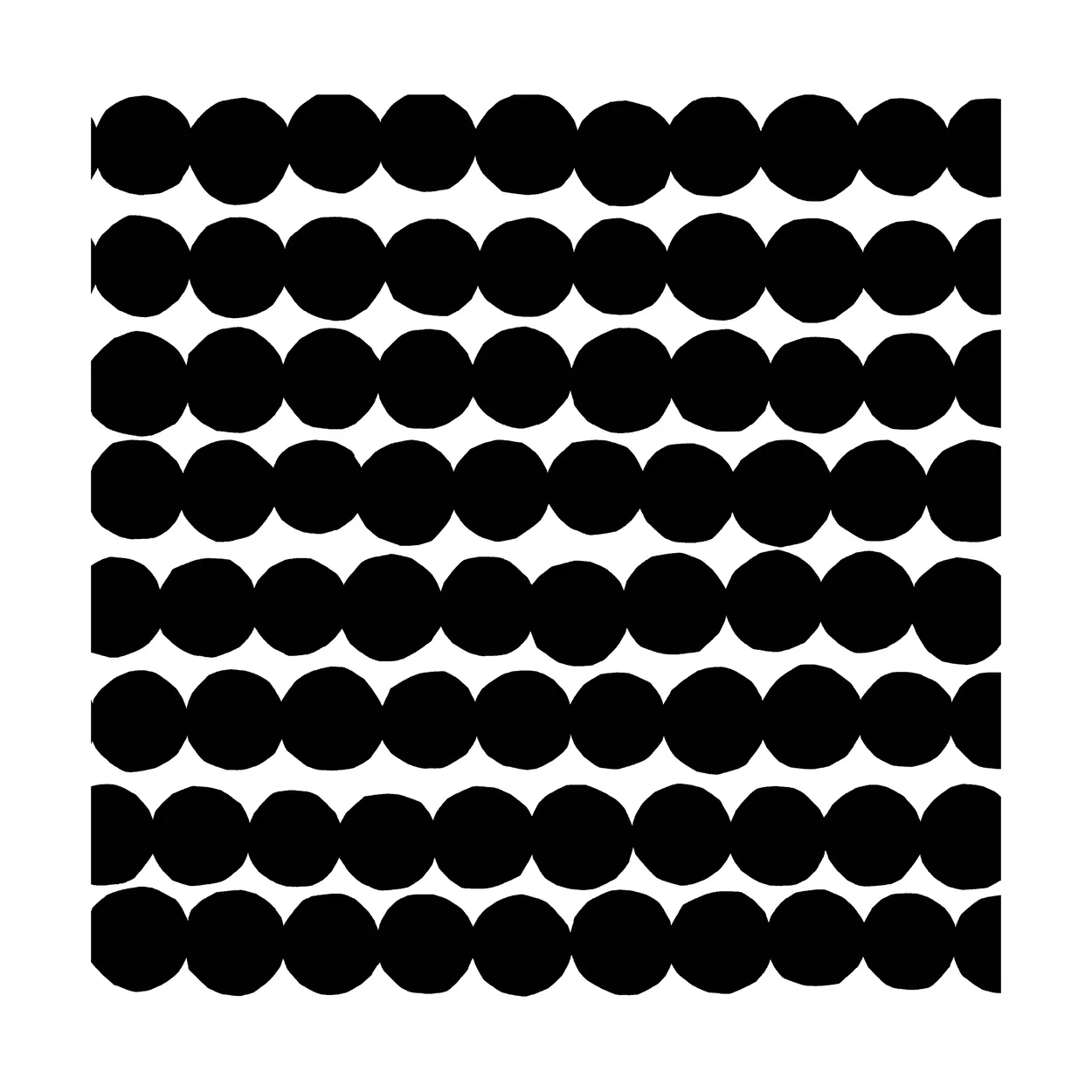 Marimekko Räsymatto napkin 33x33 cm 20-pack Black-White