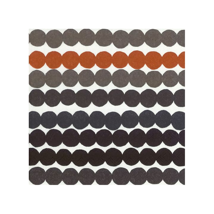 Räsymatto napkin 33x33 cm 20-pack - brown - Marimekko