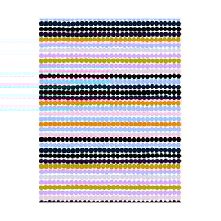 Marimekko Räsymatto oilcloth White-pink-light blue-black