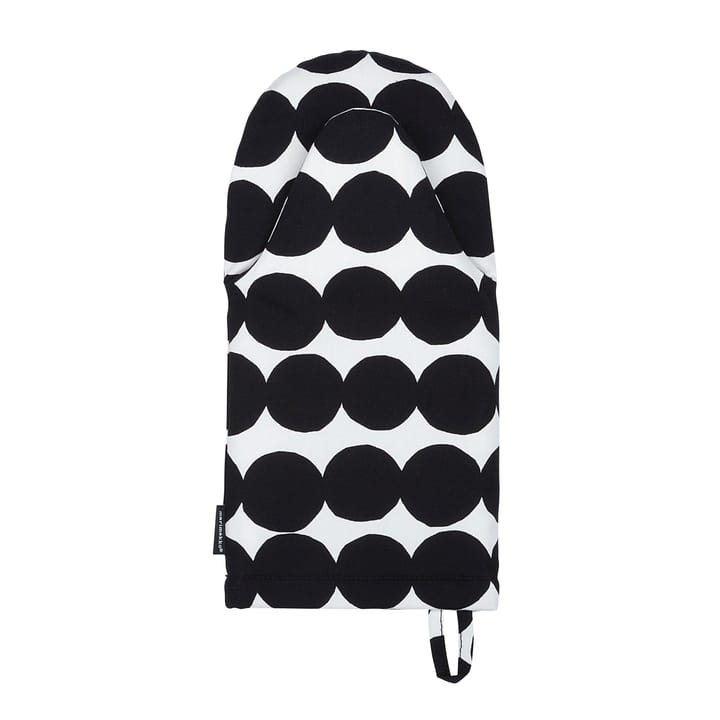 Räsymatto oven mitt, black-white Marimekko