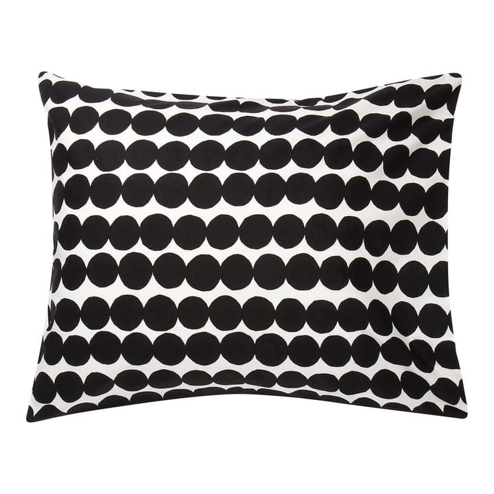 Räsymatto pillowcase 50x60 cm, Black-white Marimekko
