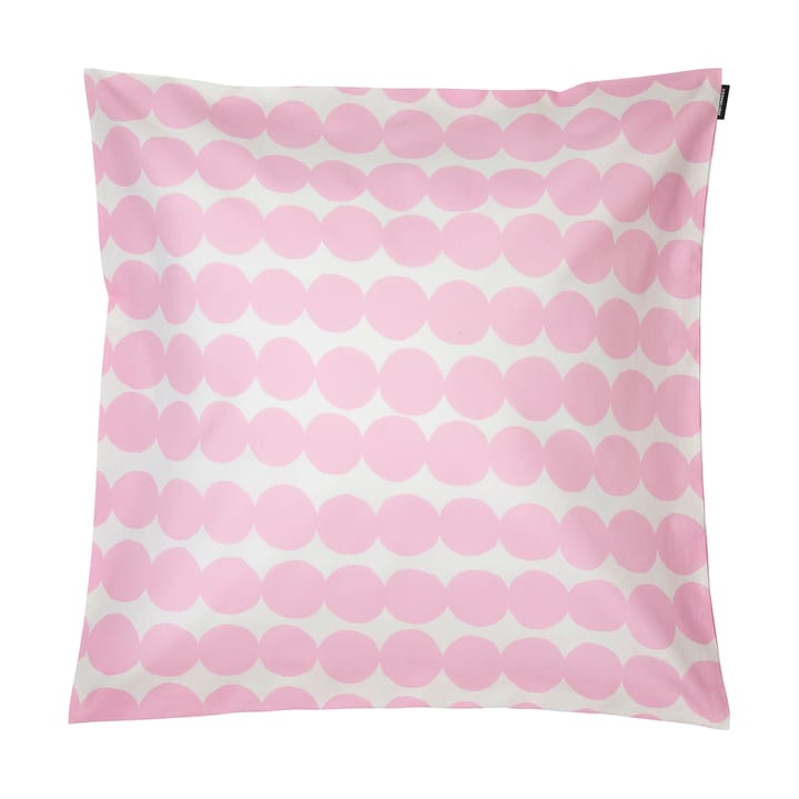 Räsymatto pillowcase cotton 50x50 cm - white-pink - Marimekko