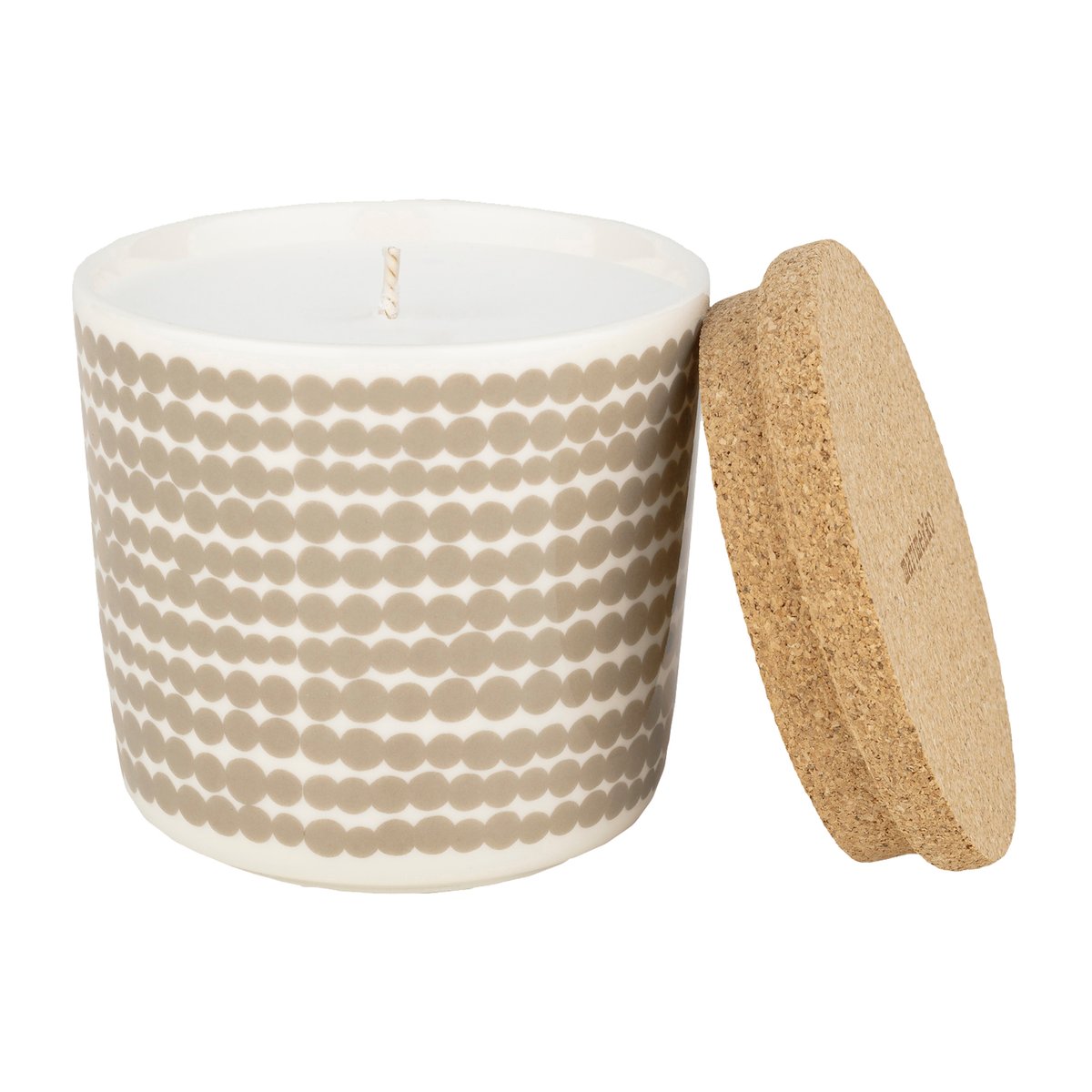 Marimekko Räsymatto scented candle sleeping garden | Scandinavian Design | Scented candles & diffusers | Beige