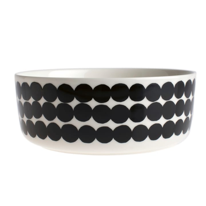 Räsymatto serving bowl 1.5 l - black-white - Marimekko