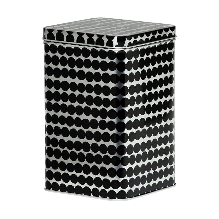 Räsymatto storage box 17.5 cm, Grey-black Marimekko