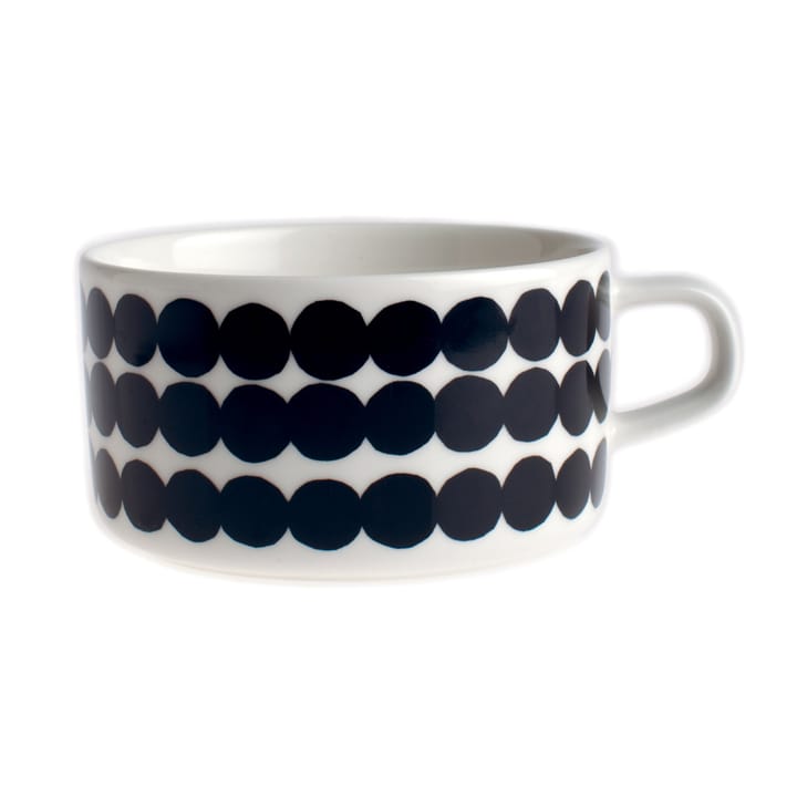 Räsymatto tea cup 25 cl - black-white - Marimekko