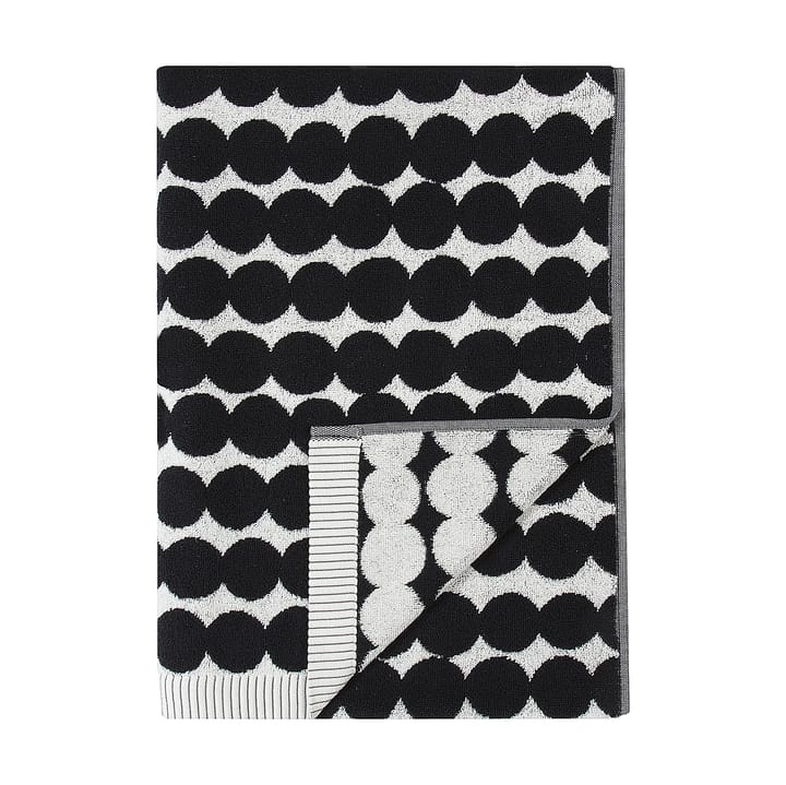 Räsymatto towel black - bath towel 70x150 cm - Marimekko