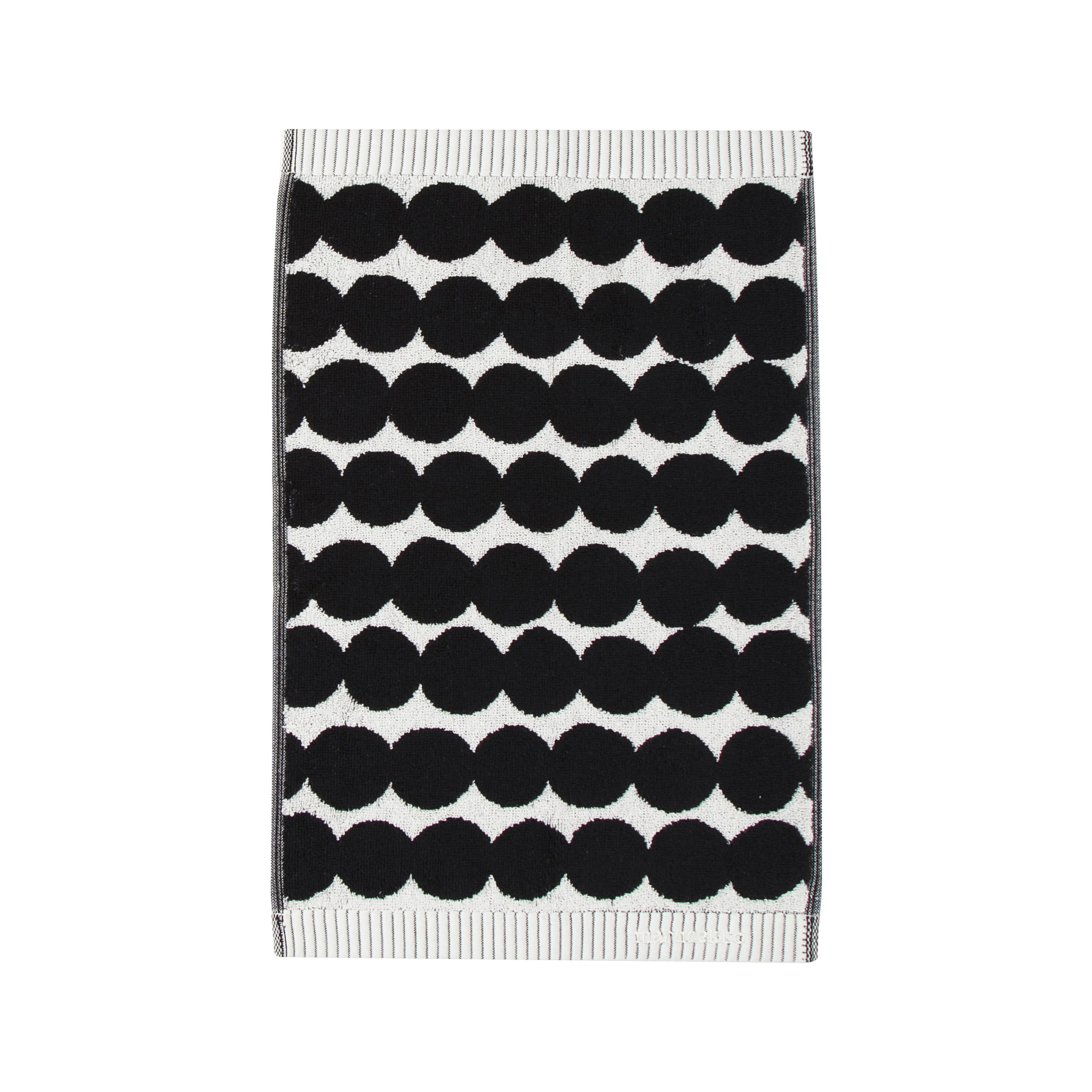 Lokki towel dark blue-white from Marimekko - NordicNest.com