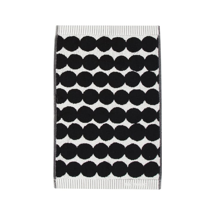 Räsymatto towel black - guest towel 30x50 cm - Marimekko