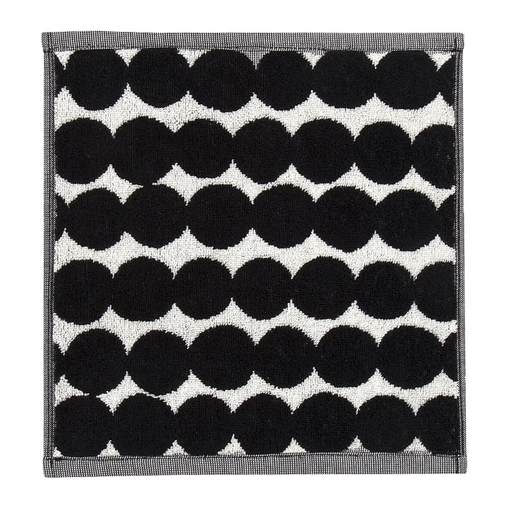 Räsymatto towel black - Minitowel 30x30 cm - Marimekko
