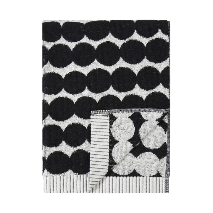 R�äsymatto towel black - towel 50x100 cm - Marimekko