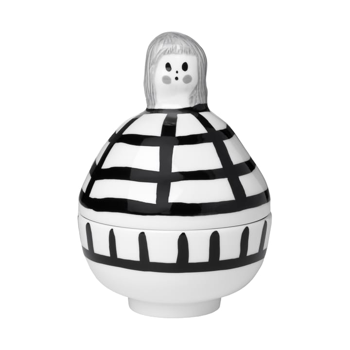 Rauha collectable box - Black-white - Marimekko