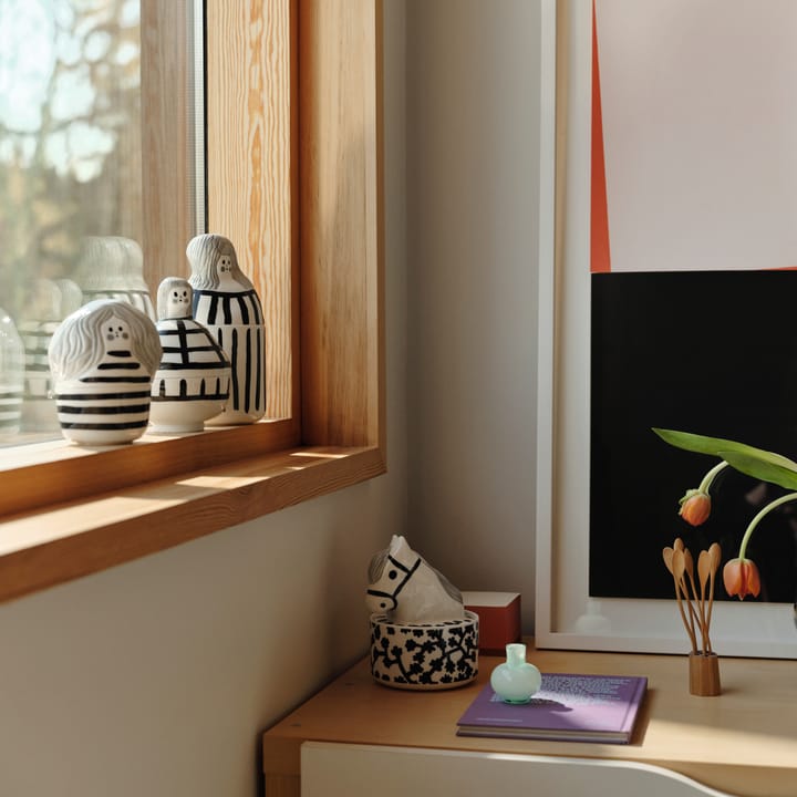 Rauha collectable box - Black-white - Marimekko