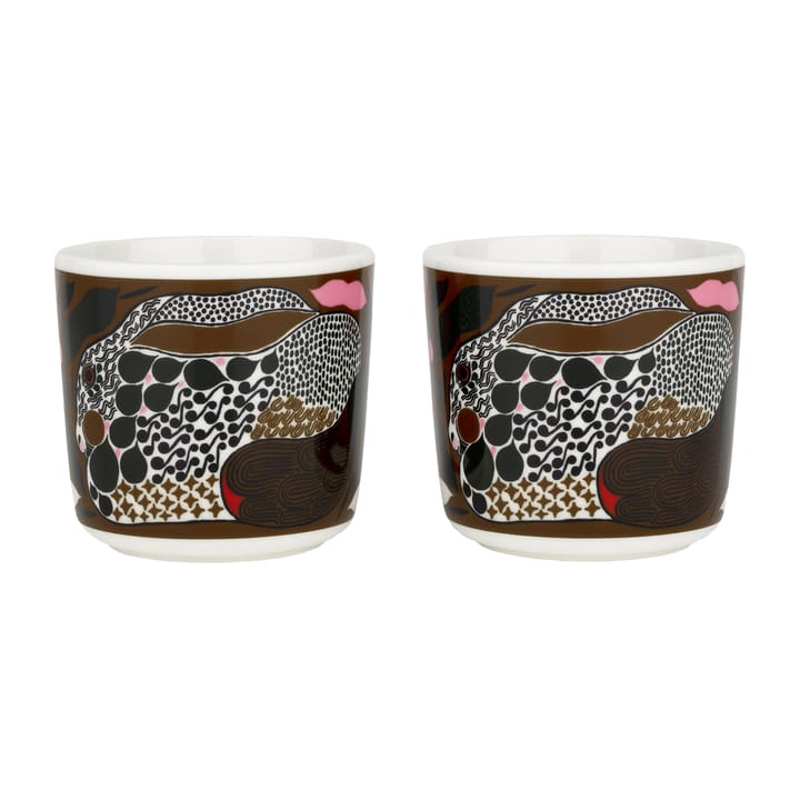 Tazas grandes artesanales Nordic Coal, 2 uds.