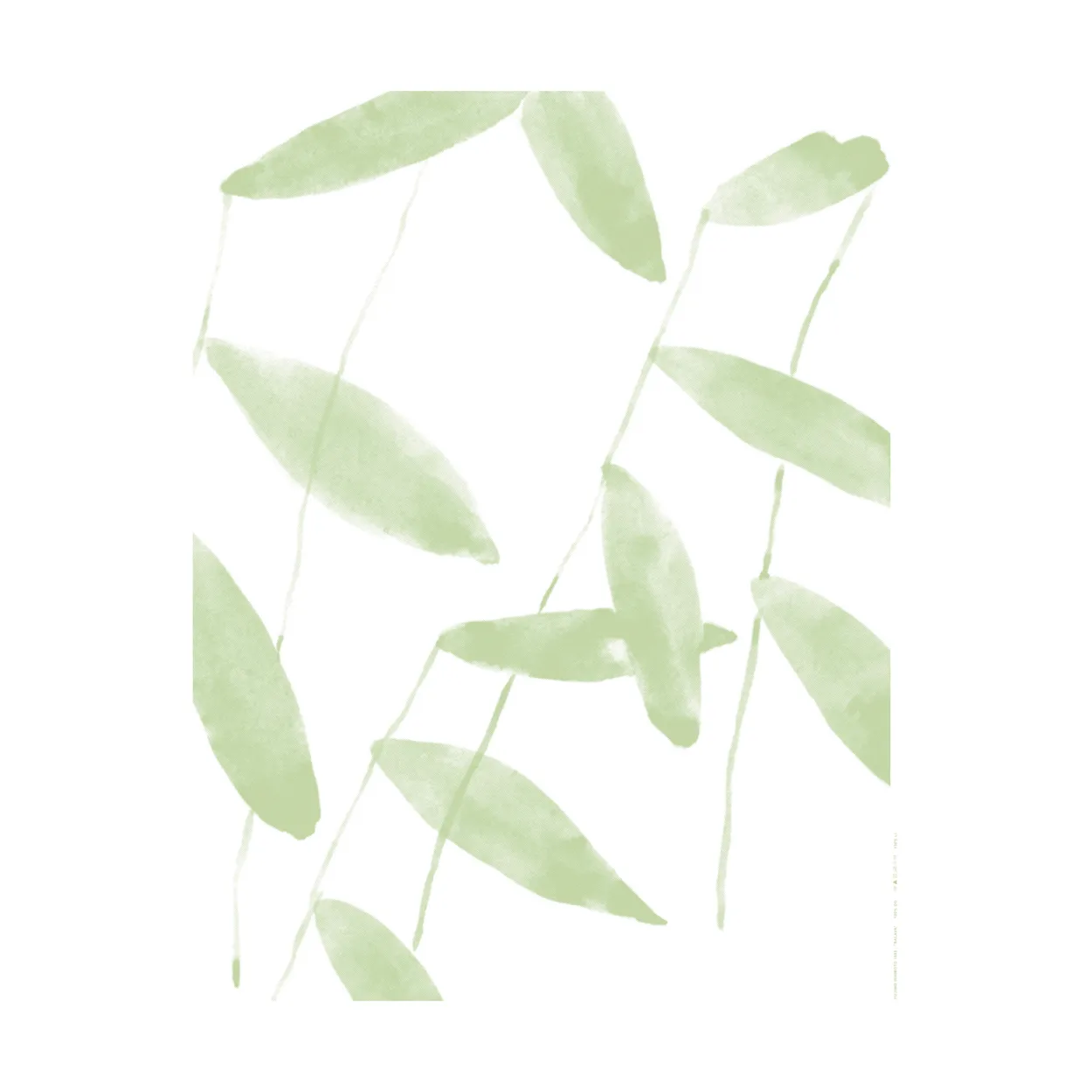 Marimekko Salava linen fabric Green | Scandinavian Design | Fabric by the metre | Green