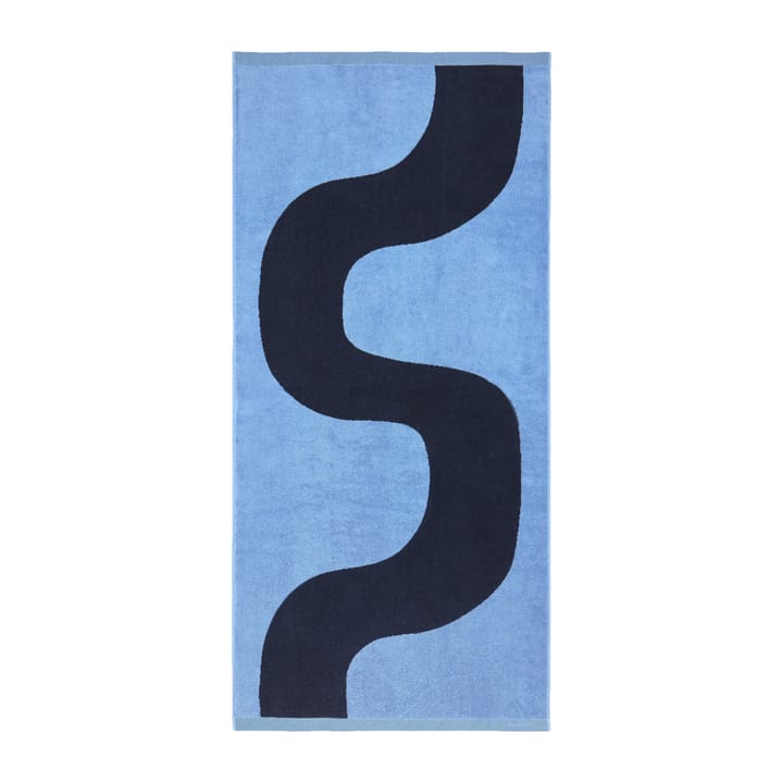 Seireeni bath towel 70x150 cm - Dark blue-blue - Marimekko