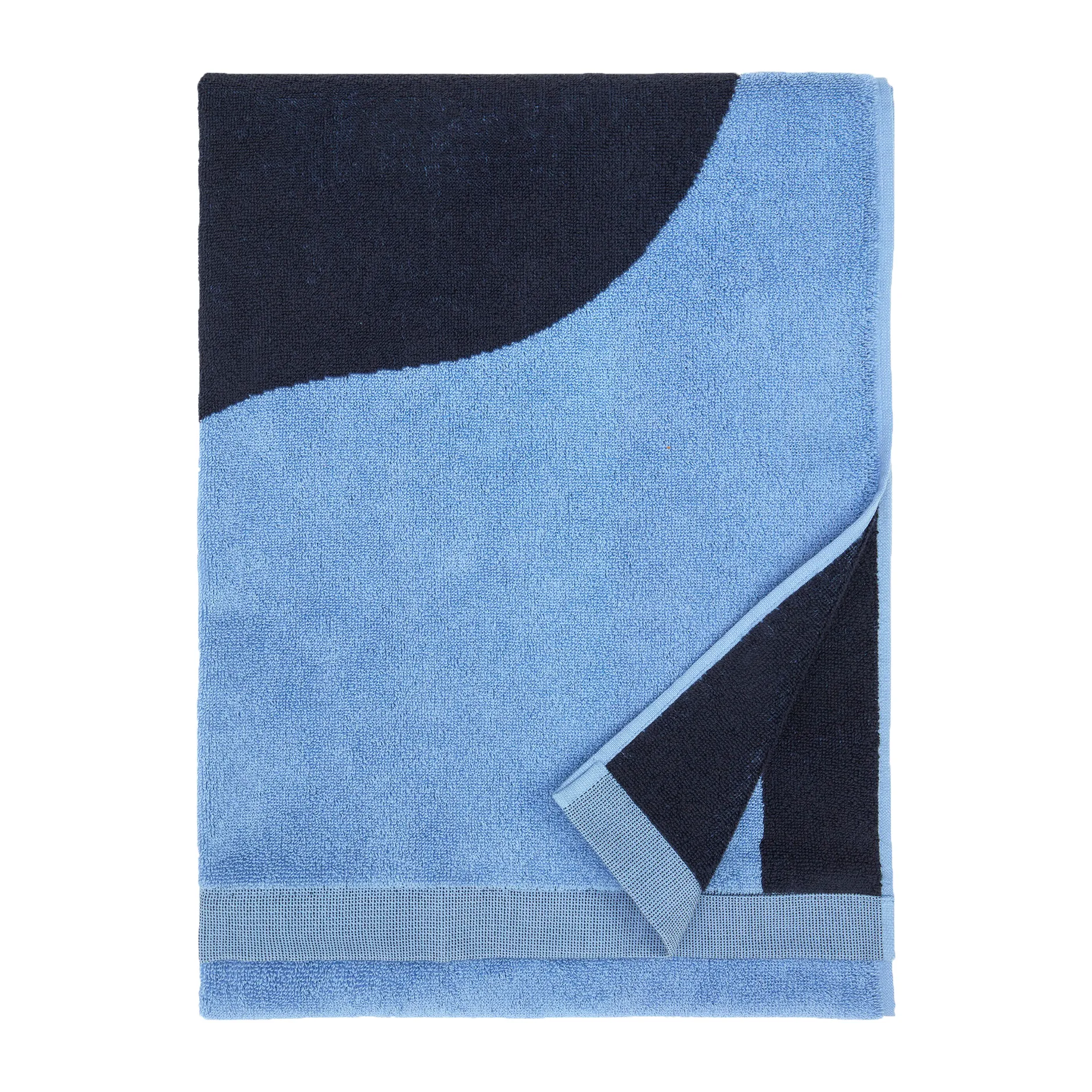 Seireeni bath towel 70x150 cm, Dark blue-blue Marimekko