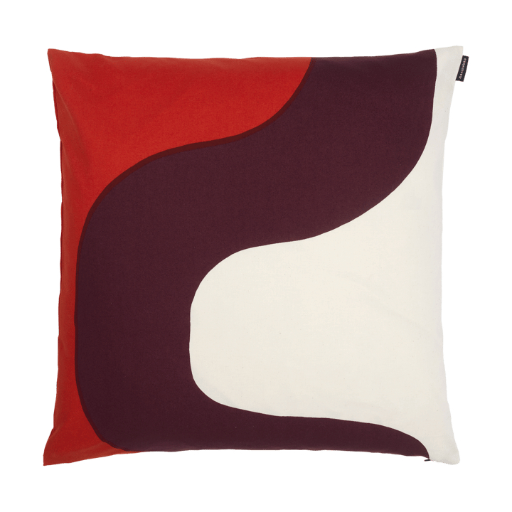 Seireeni cushion cover 50x50 cm - Cotton-burgundy-red - Marimekko