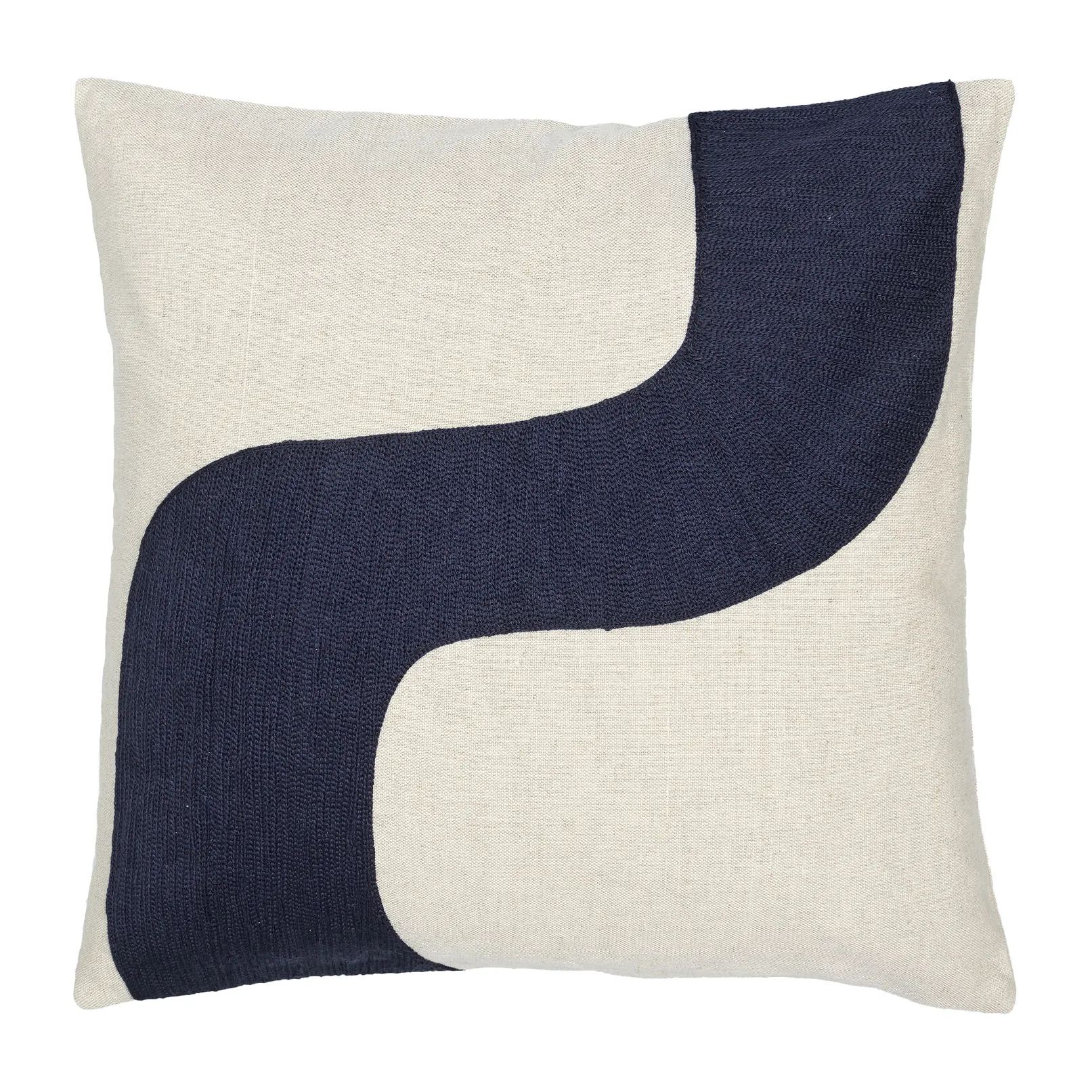 Seireeni cushion cover 50x50 cm, Linen-dark blue Marimekko