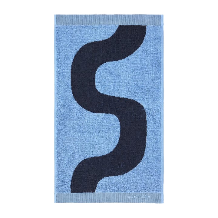 Seireeni guest towel 30x50 cm - Dark blue-blue - Marimekko