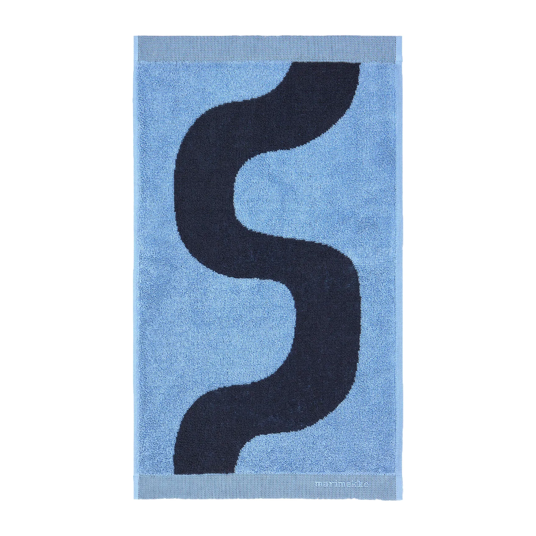 Seireeni guest towel 30x50 cm, Dark blue-blue Marimekko