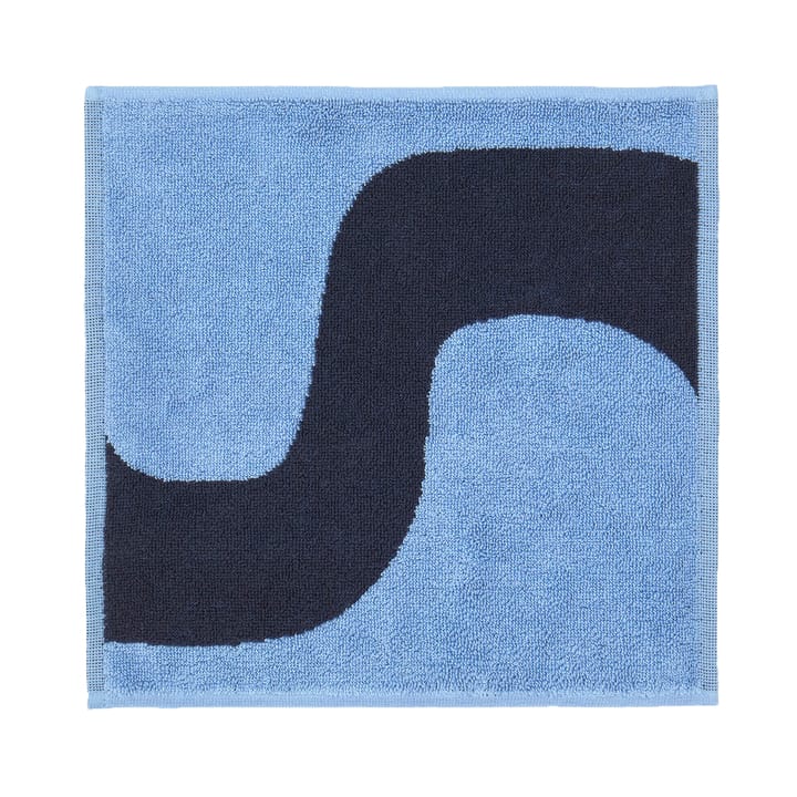 Seireeni mini towel 30x30 cm - Dark blue-blue - Marimekko
